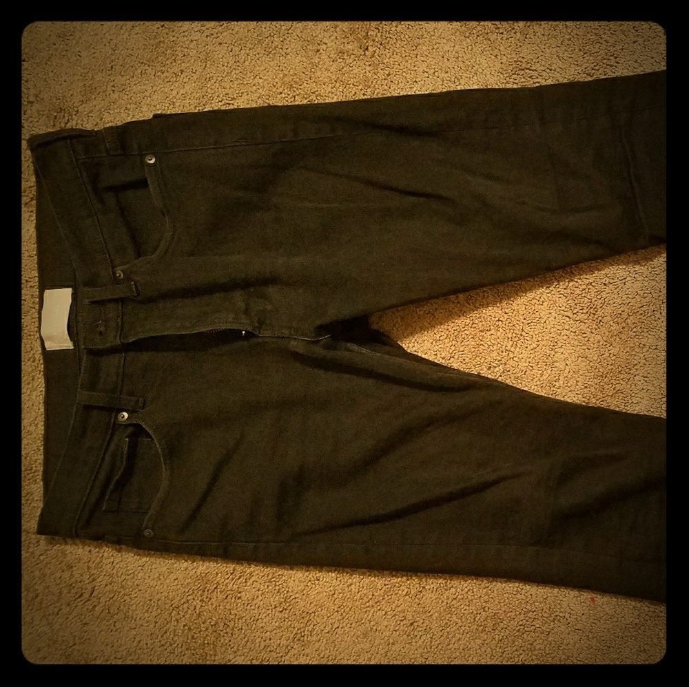 Everlane black 31x32 slim fit denim jeans